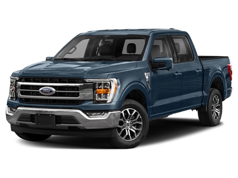 2022 Ford F-150 LARIAT 4WD SuperCrew 5.5' Box Antimatter Blue Metallic  Shot 21