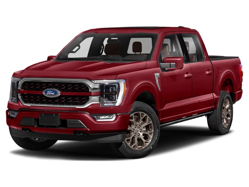 2023 Ford F-150 King Ranch 4WD SuperCrew 5.5' Box Rapid Red Metallic Tinted Clearcoat  Shot 8