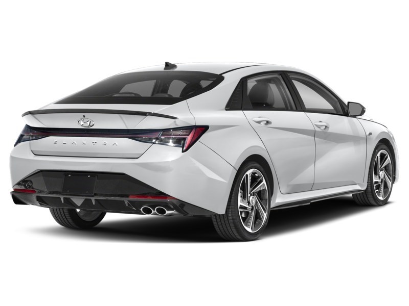 2021 Hyundai Elantra N Line DCT Polar White  Shot 6