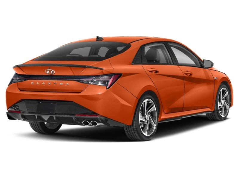 2021 Hyundai Elantra N Line DCT Lava Orange  Shot 28