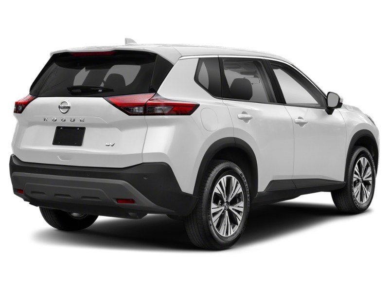 2023 Nissan Rogue AWD SV Moonroof Glacier White  Shot 34