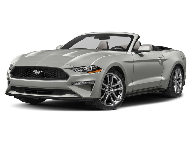 2022 Ford Mustang EcoBoost Convertible Iconic Silver Metallic  Shot 41