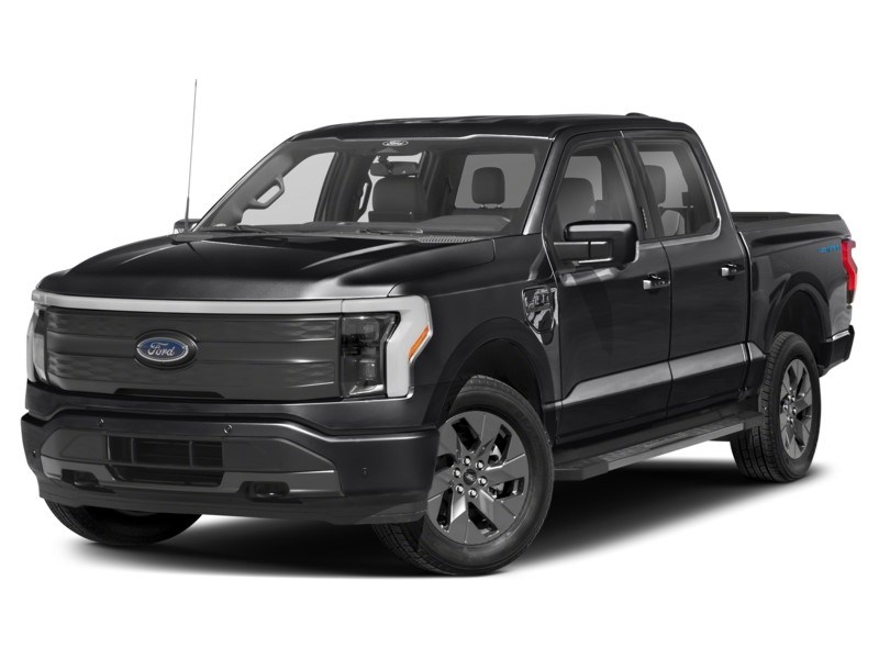 2023 Ford F-150 Lightning LARIAT 4WD SuperCrew 5.5' Box Agate Black Metallic  Shot 49