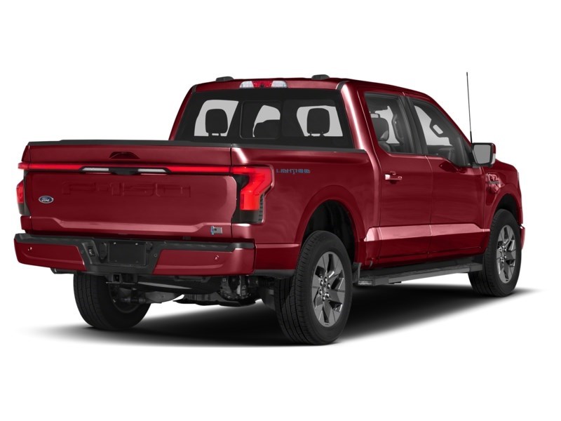 2023 Ford F-150 Lightning LARIAT 4WD SuperCrew 5.5' Box Rapid Red Metallic Tinted Clearcoat  Shot 20