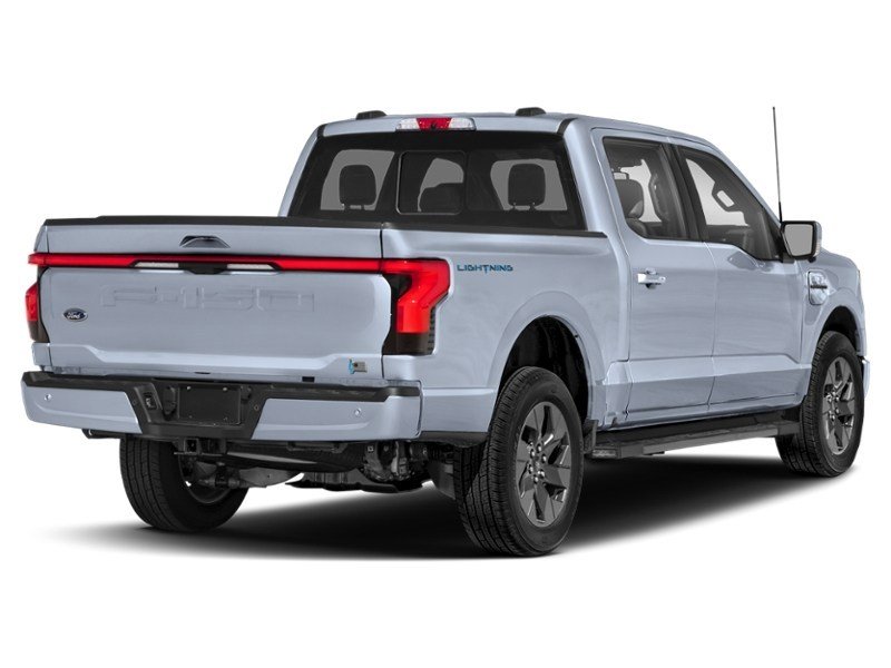 2022 Ford F-150 Lightning LARIAT 4WD SuperCrew 5.5' Box Iced Blue Silver Metallic  Shot 2