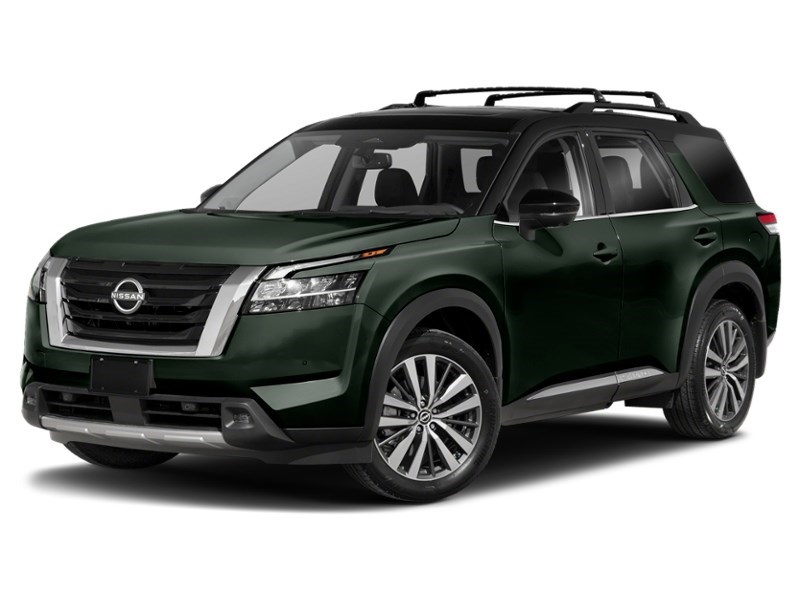 2022 Nissan Pathfinder Platinum 4WD Obsidian-Green Pearl/Super Black  Shot 7