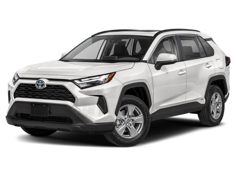 2022 Toyota RAV4 Hybrid Hybrid XLE AWD Super White  Shot 10