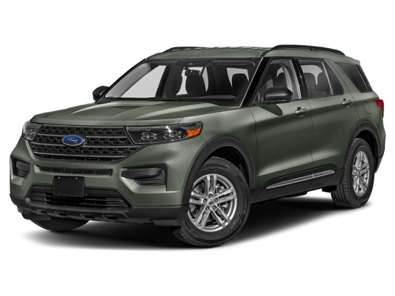 2023 Ford Explorer XLT 4WD Forged Green Metallic  Shot 40