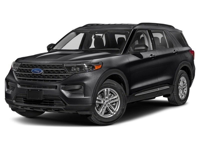 2023 Ford Explorer XLT 4WD Agate Black Metallic  Shot 4