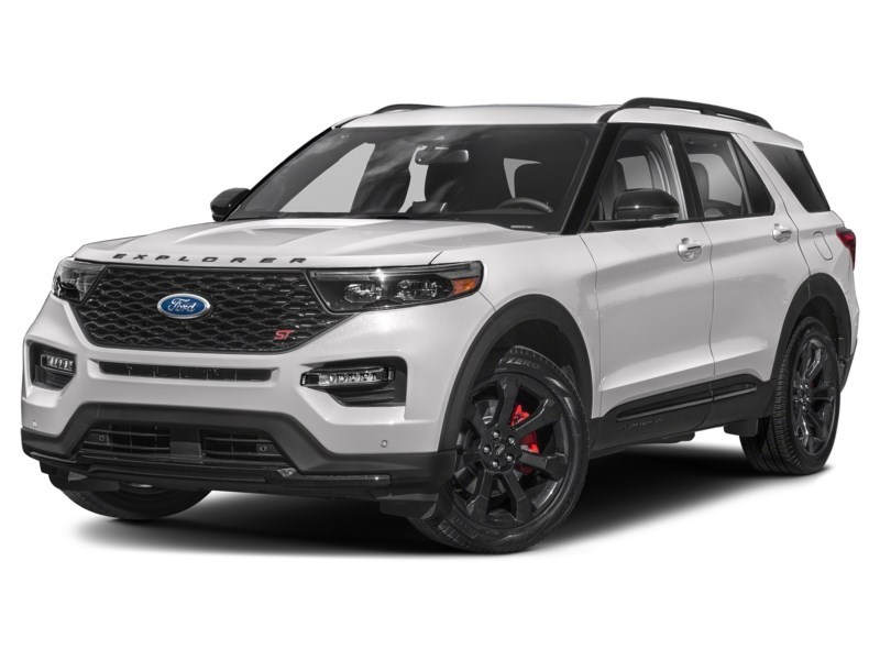 2023 Ford Explorer ST 4WD Star White Metallic Tri-Coat  Shot 1