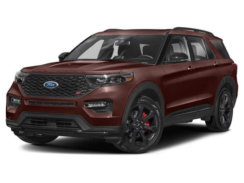 2023 Ford Explorer ST 4WD Jewel Red Metallic Tinted Clearcoat  Shot 23