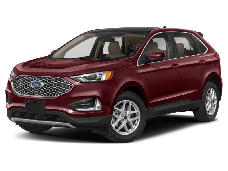 2024 Ford Edge SEL AWD Burgundy Velvet Metallic Tinted Clearcoat  Shot 4