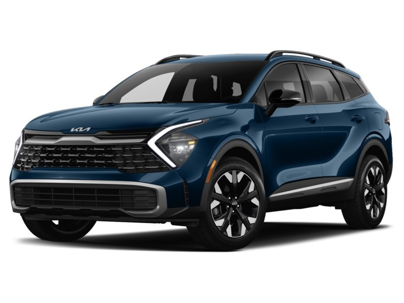 2023 Kia Sportage X-Line Limited AWD w/Black Interior Vesta Blue  Shot 10