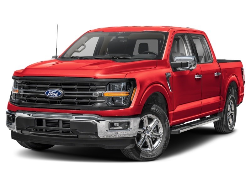 2024 Ford F-150 XLT 4WD SuperCrew 5.5' Box Vermillion Red  Shot 24