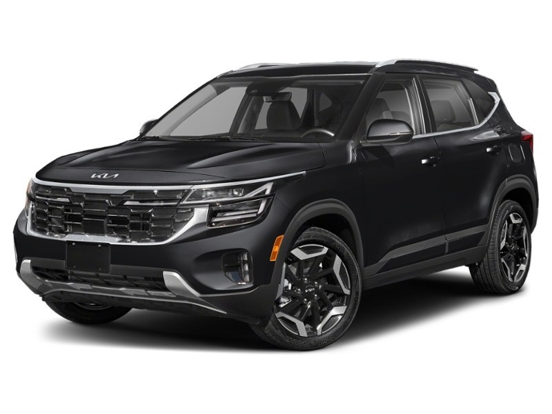2024 Kia Seltos SX AWD w/Black Interior Fusion Black  Shot 19