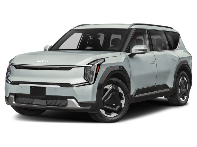 2026 Kia EV9 Land w/Premium Package AWD Ivory Silver  Shot 2