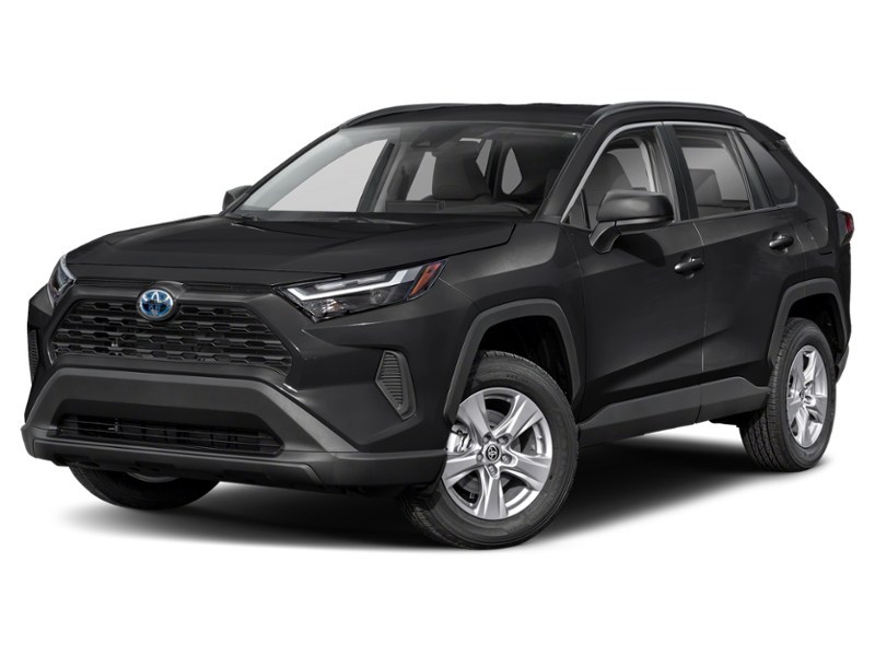 2024 Toyota RAV4 Hybrid Hybrid LE AWD Midnight Black Metallic  Shot 4