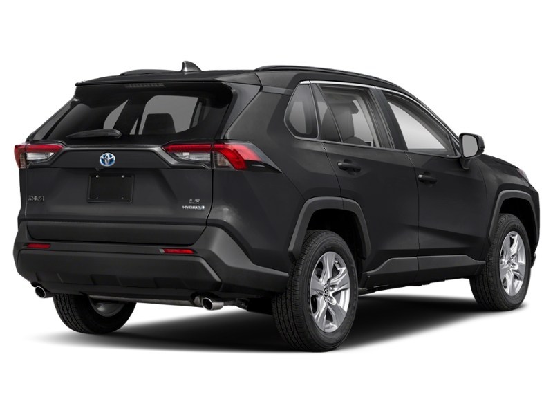 2024 Toyota RAV4 Hybrid Hybrid LE AWD Midnight Black Metallic  Shot 2