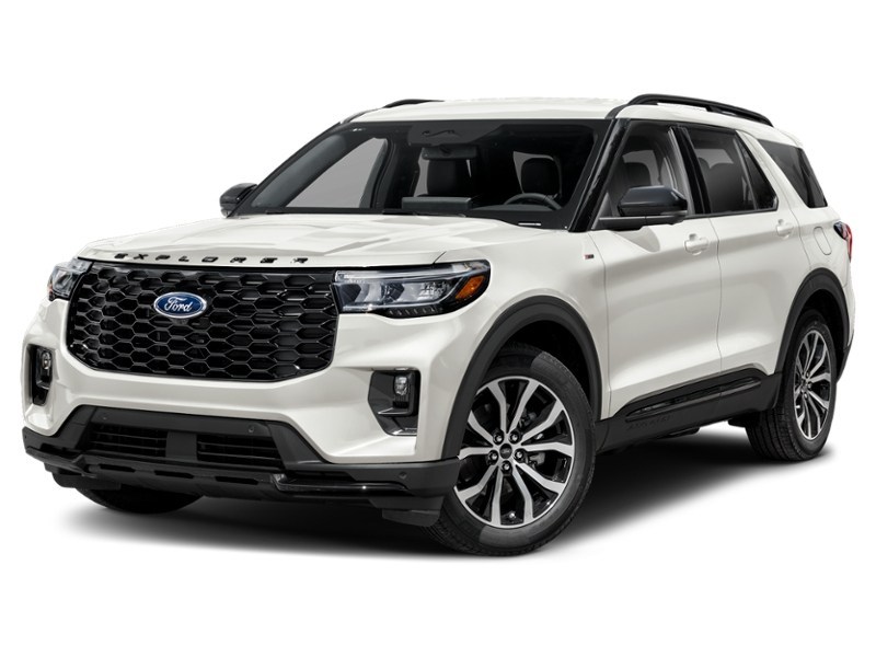 2027 Ford Explorer ST-Line 4WD Star White Metallic Tri-Coat  Shot 4