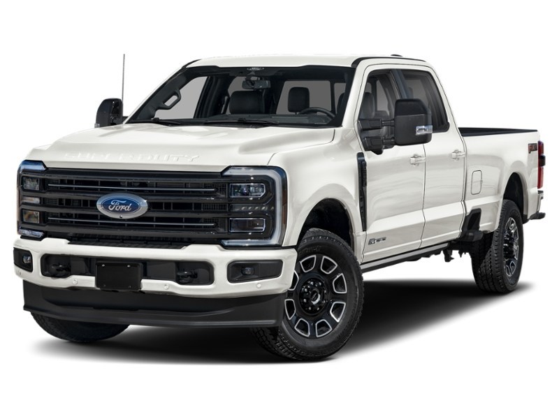 2027 Ford F-350 Platinum 4WD Crew Cab 8' Box Star White Metallic Tri-Coat  Shot 1