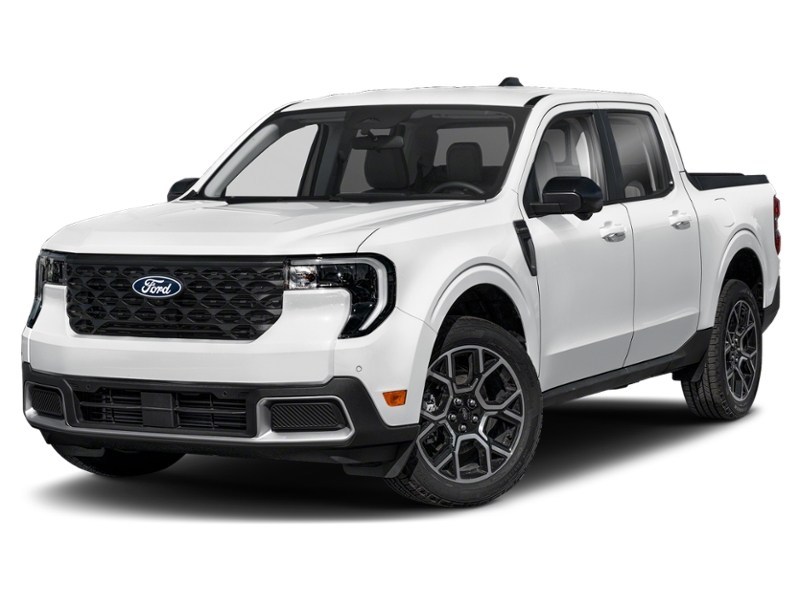 2026 Ford Maverick LARIAT AWD SuperCrew Space White Metallic  Shot 4