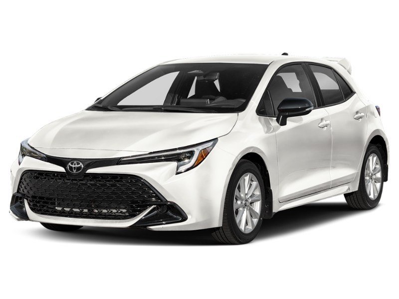 2027 Toyota Corolla Hatchback CVT SE White  Shot 1